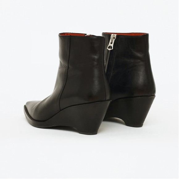 ACNE STUDIOS Cony Wedge Ankle Boots Sz 39 - Picture 4 of 10
